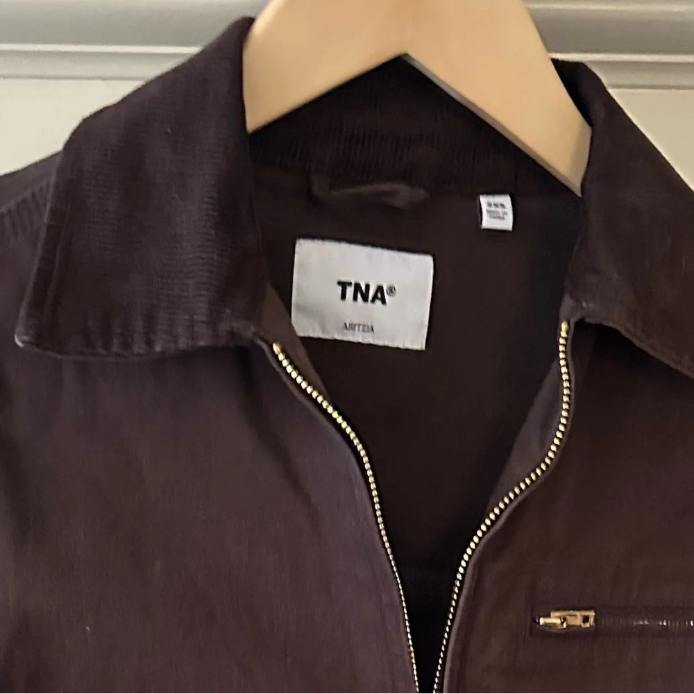 TNA Barkley Workwear Jacket in Rich Mocha Brown - Picture 7 of 8